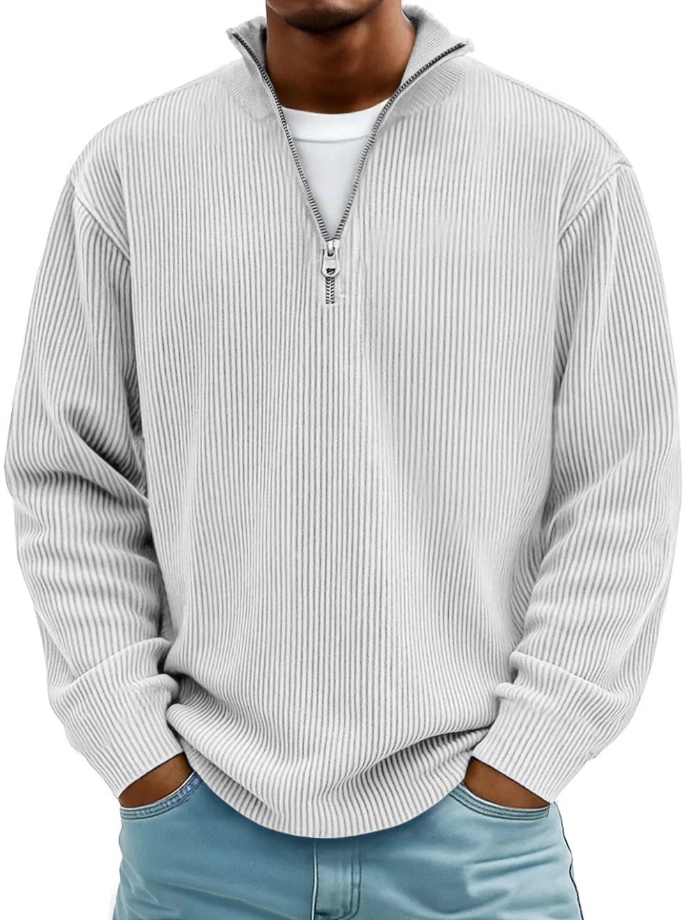 Julian - Trendy and Stylish Half-Zip Jumper for Men