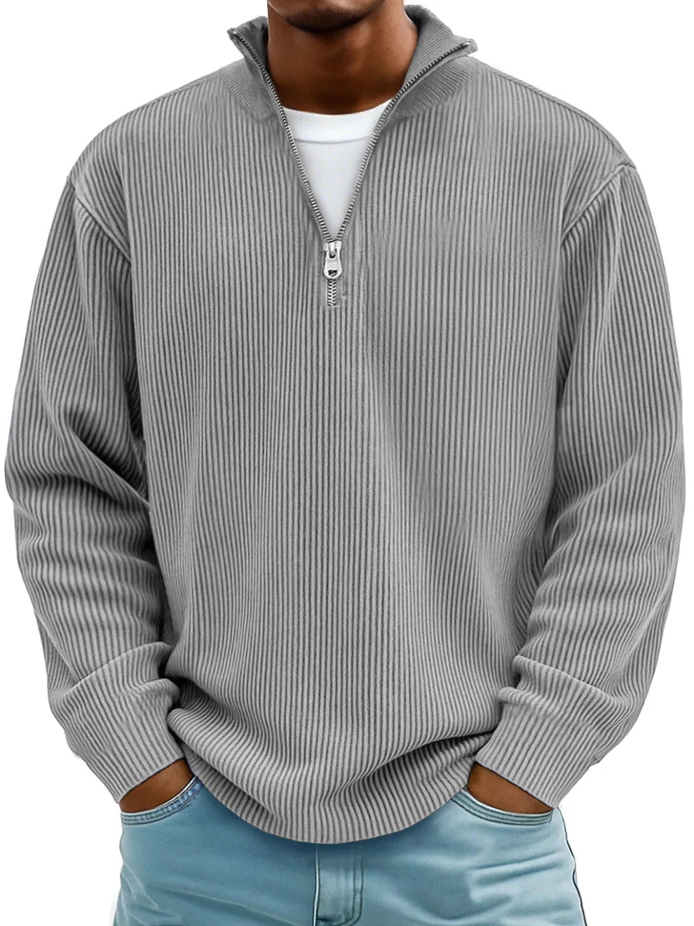 Julian - Trendy and Stylish Half-Zip Jumper for Men
