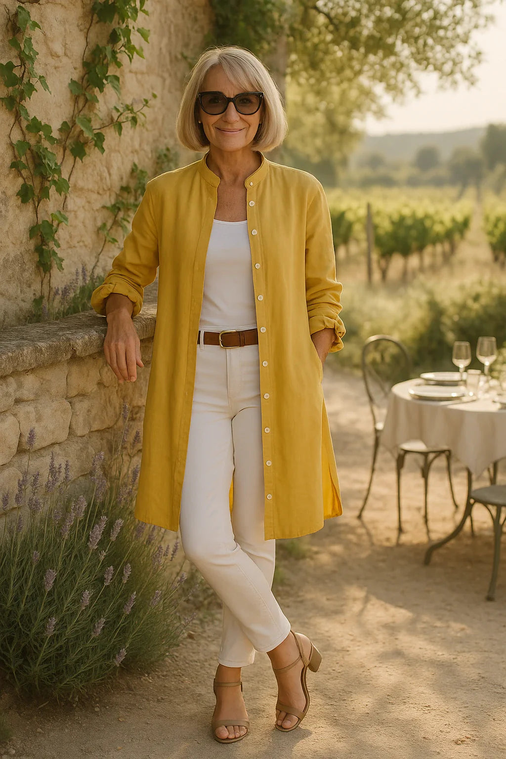Elisca™ - Cotton Flared Shirt Jacket