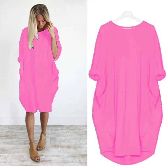 Axelle - Comfortable Dress with Pockets