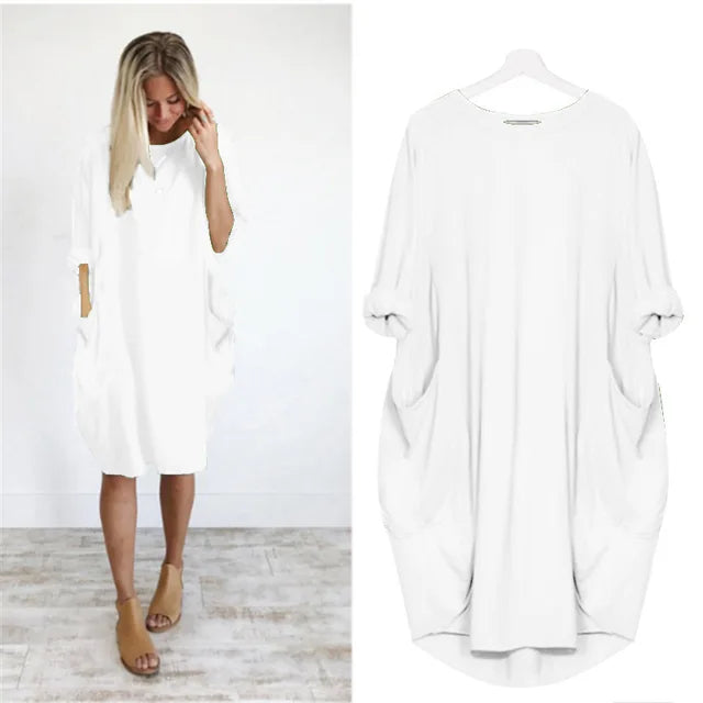 Axelle - Comfortable Dress with Pockets