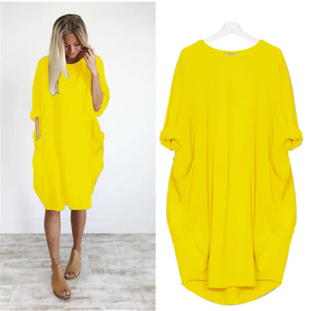 Axelle - Comfortable Dress with Pockets