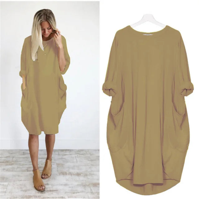 Axelle - Comfortable Dress with Pockets