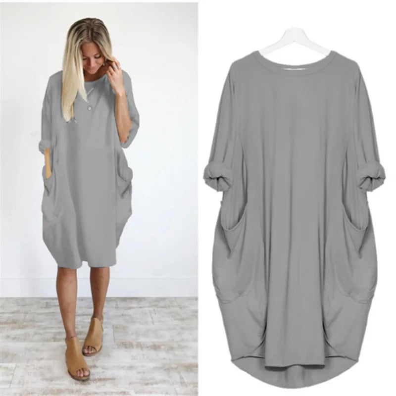 Axelle - Comfortable Dress with Pockets