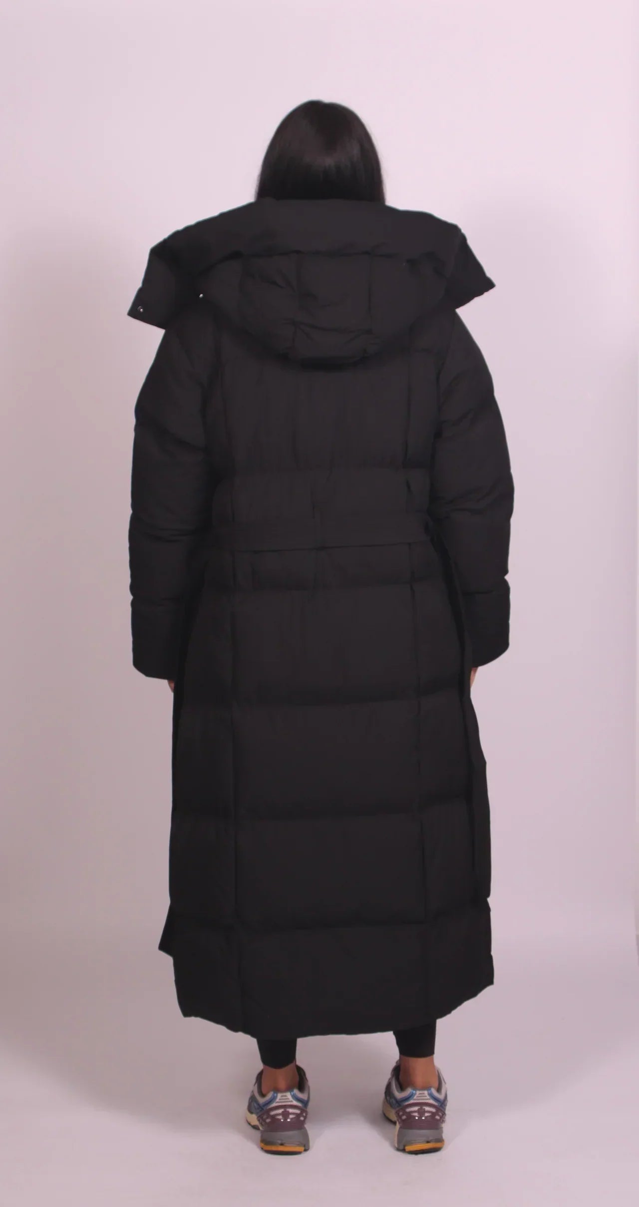 Averlisse - Long Belted Puffer Coat