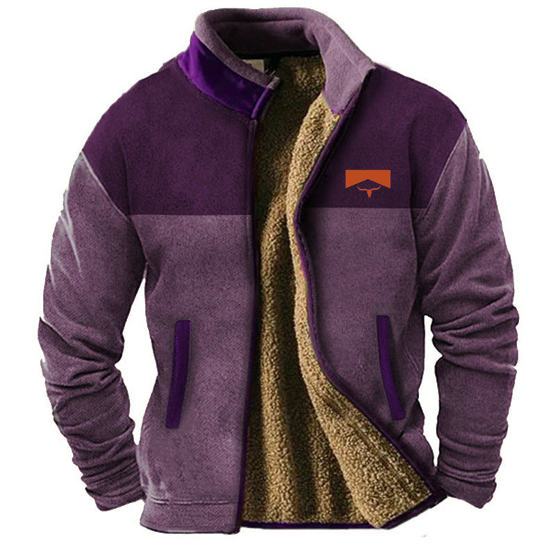 Pascal™ - Elegant fleece jacket with thermal lining for men