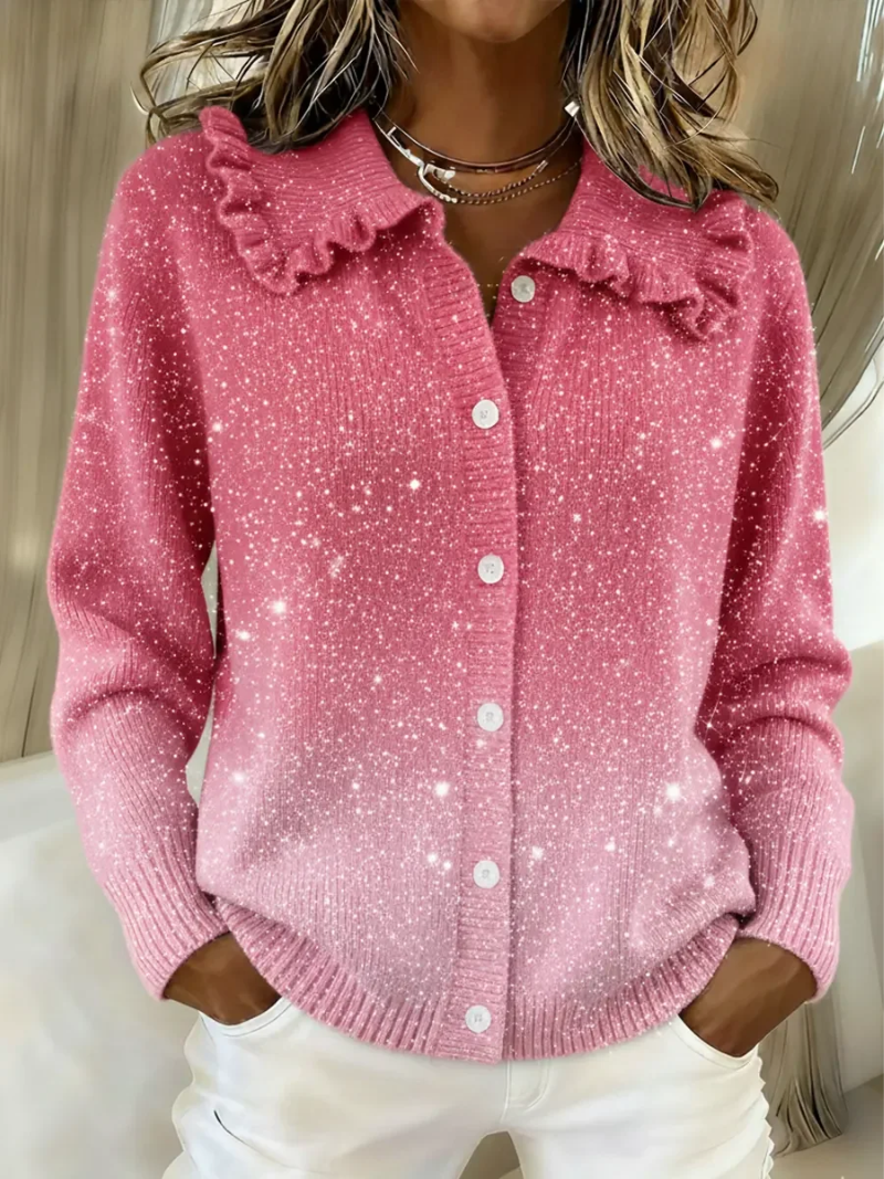 Aveloria - Sparkly and Feminine Knitted Cardigan