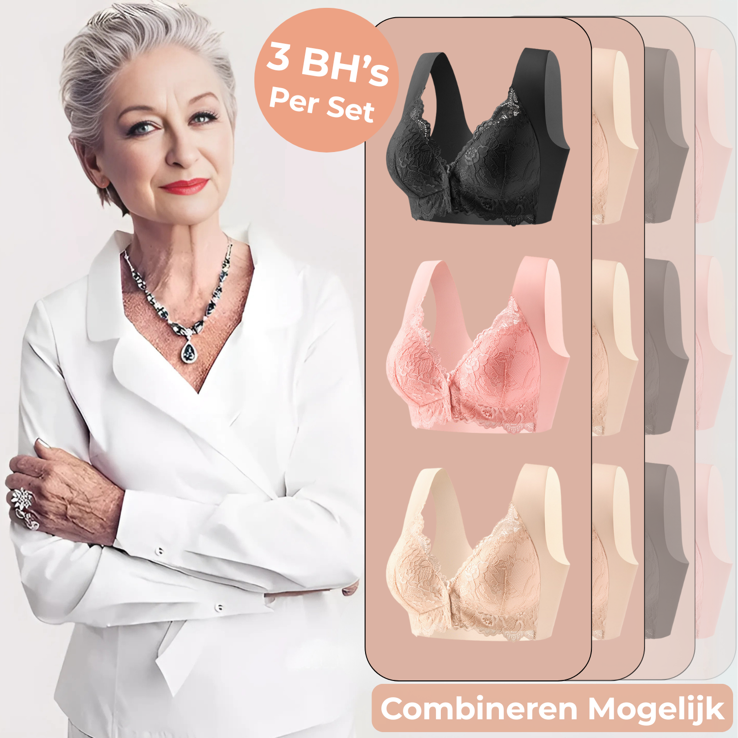 Faylinn - Wireless bra - Set of 3