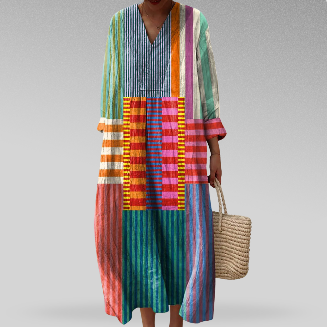 Galatea - Elegant Geometric Dress with a Unique Modern Design