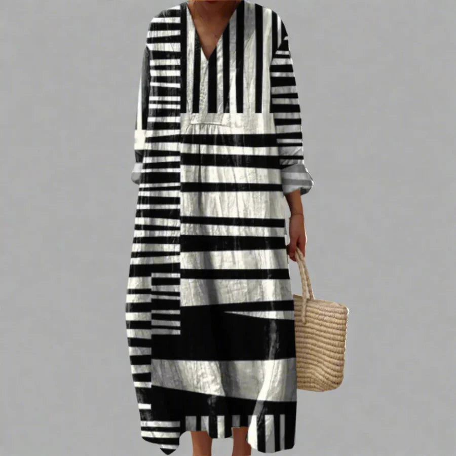 Galatea - Elegant Geometric Dress with a Unique Modern Design