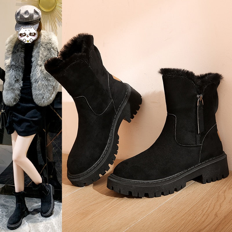 Fionnuala - Winter Boots with Zipper and for Women | Ideal for Winter