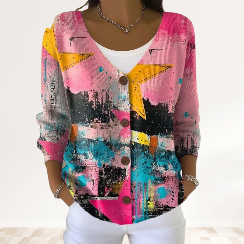 Eliavelle - Soft Winter Sweater with Elegant V-Neck