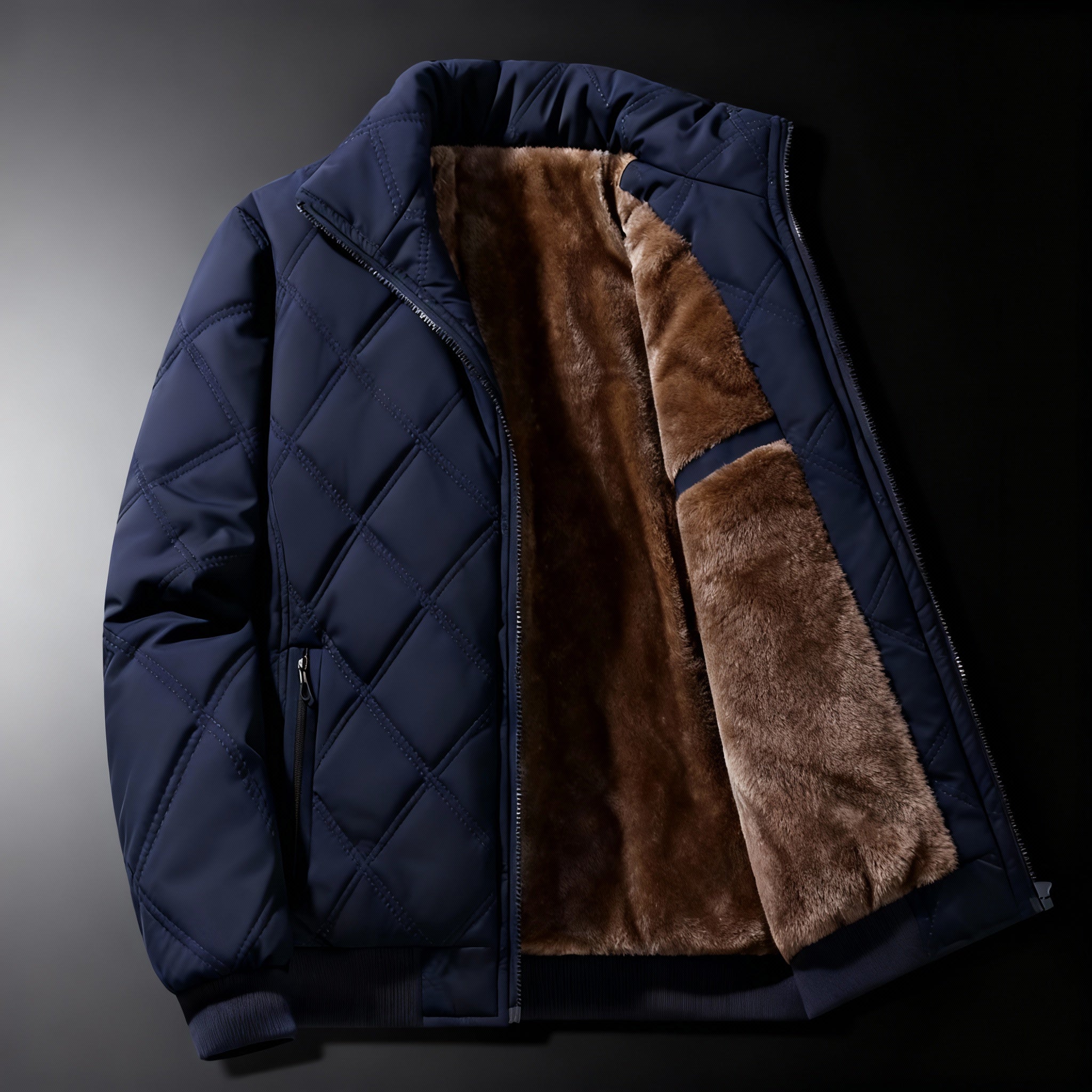 Elliot - Men's Quilted Fleece Jacket