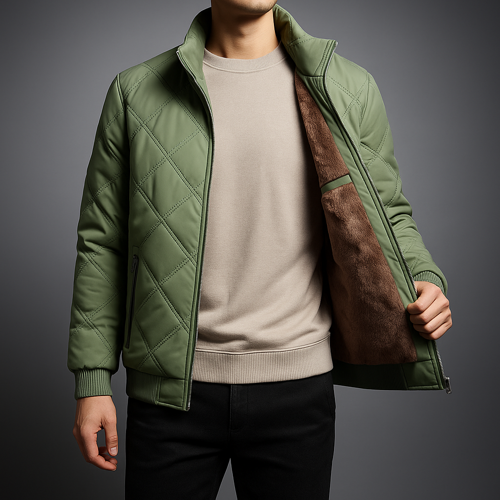 Elliot - Men's Quilted Fleece Jacket