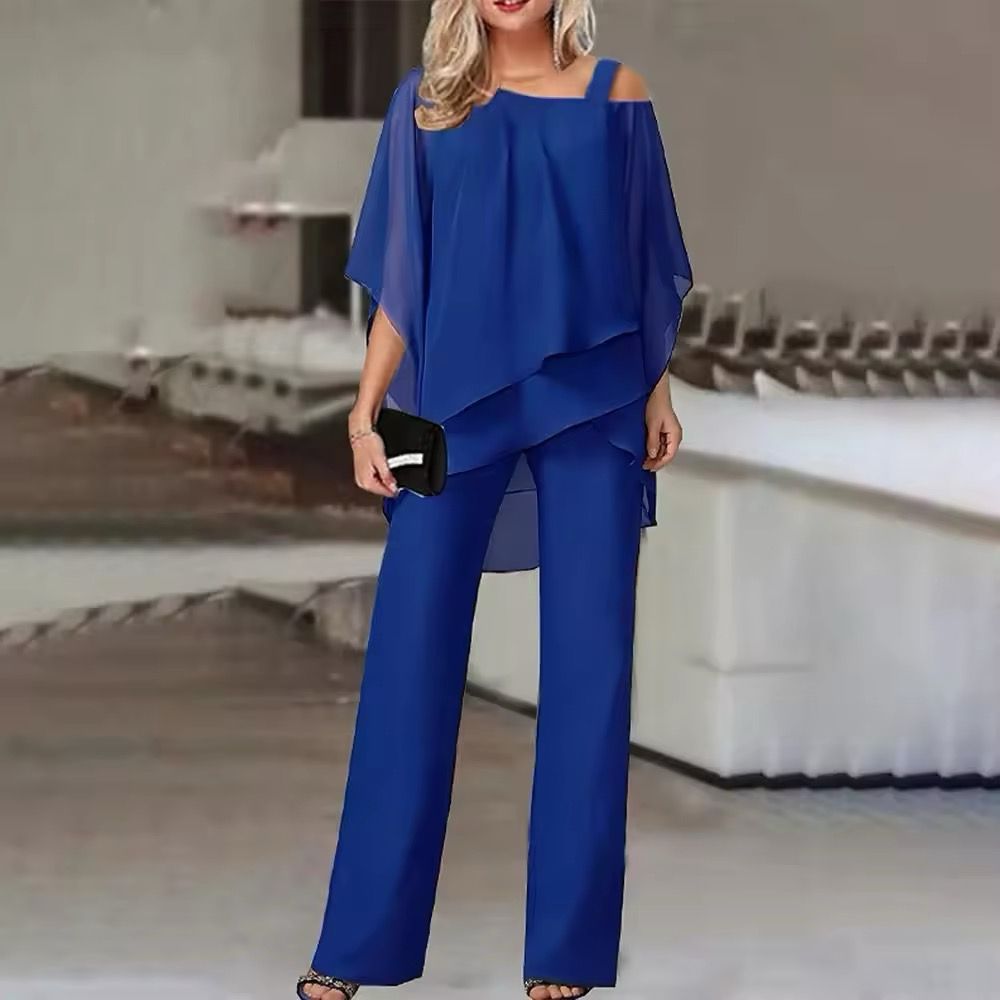 Roselina - Elegant two-piece set with top and pants