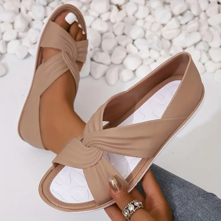 Florinda - Comfortable bow tie sandals for women