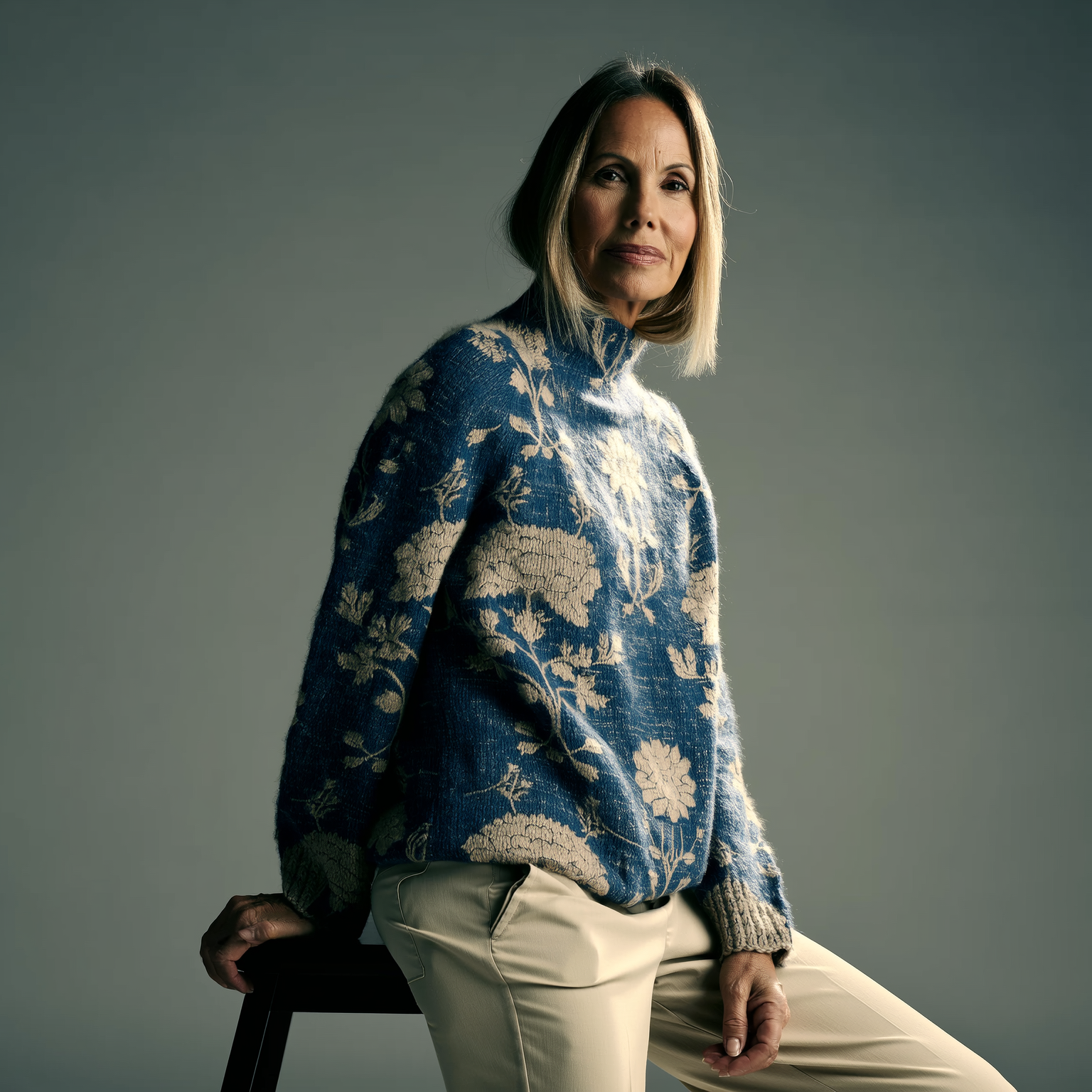 Luneliae - Warm and Elegant Roll Neck Jumper