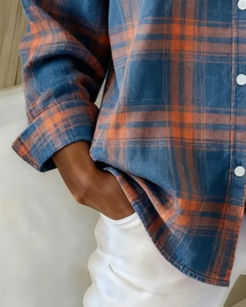Belviana - Checked Shirt with Collar