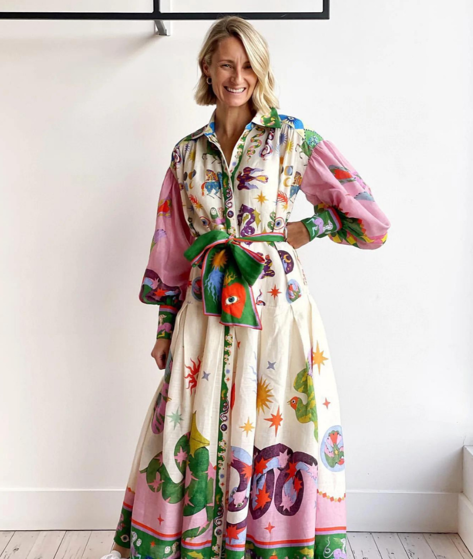 Sorel - Chic Dress with Bright and Colorful Patterns