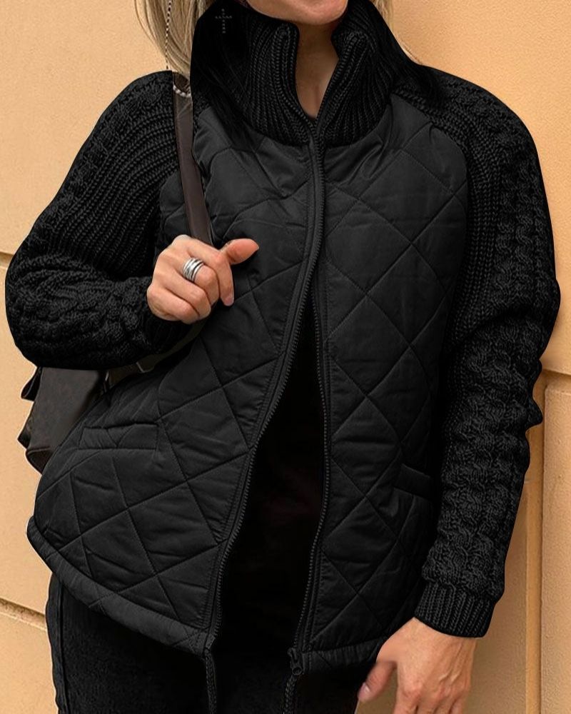 Bravina™ - Casual Knitted Fleece Jacket