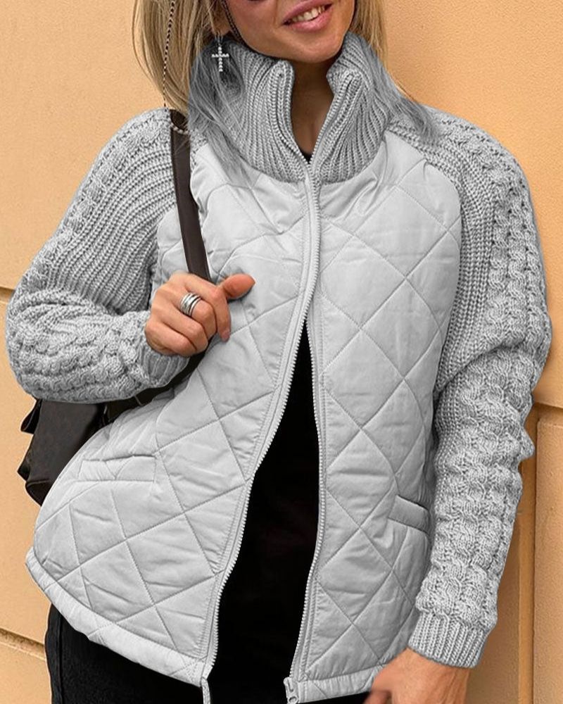 Bravina™ - Casual Knitted Fleece Jacket