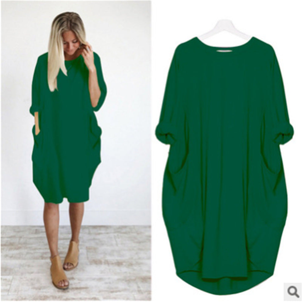 Axelle - Comfortable Dress with Pockets