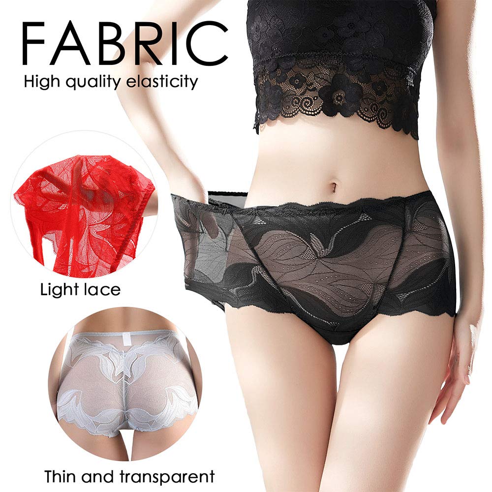 Emina - Package of handmade silk lace underwear for women