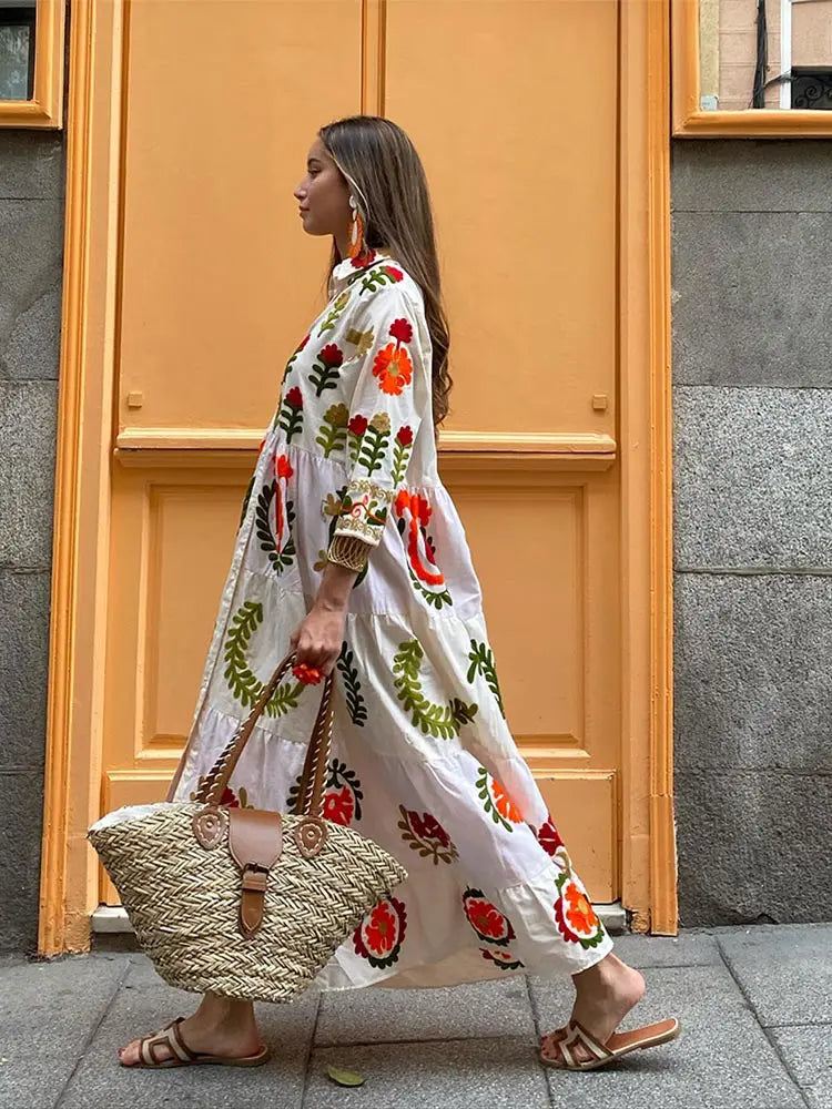 Avino - Elegant and Versatile Long Dress for Summer