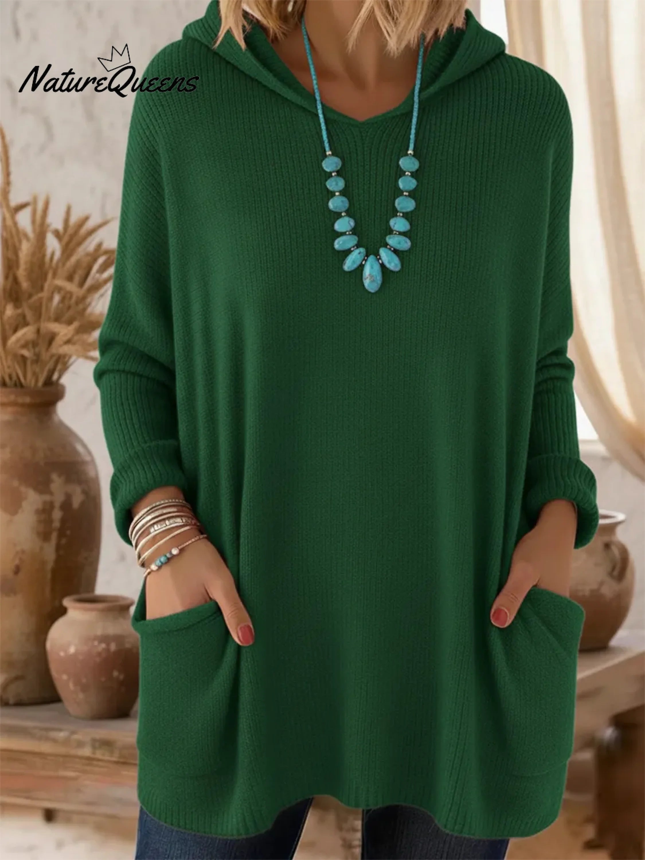 Fioranelle - Soft Hoodie Jumper with Pockets