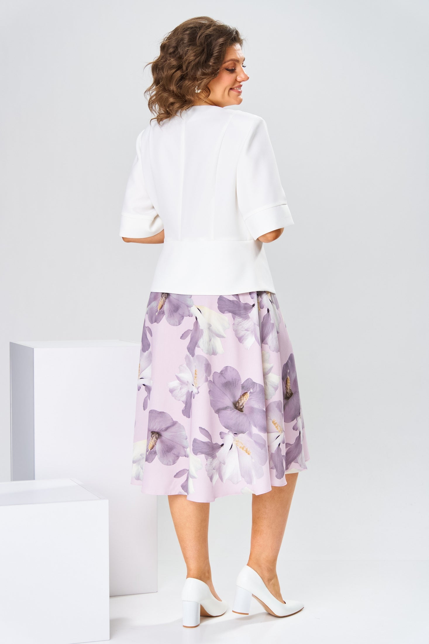 Adelisa™ - High Quality Cotton and Silk Dress for Natural Elegance