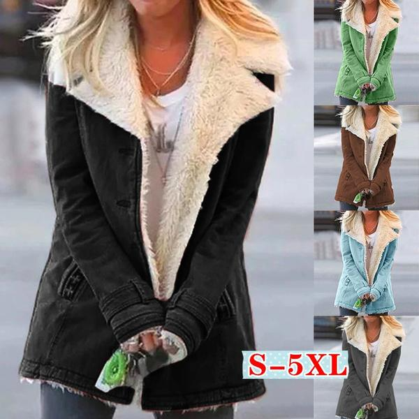 Loravine™ - Plush Faux Fur Lined Winter Jacket