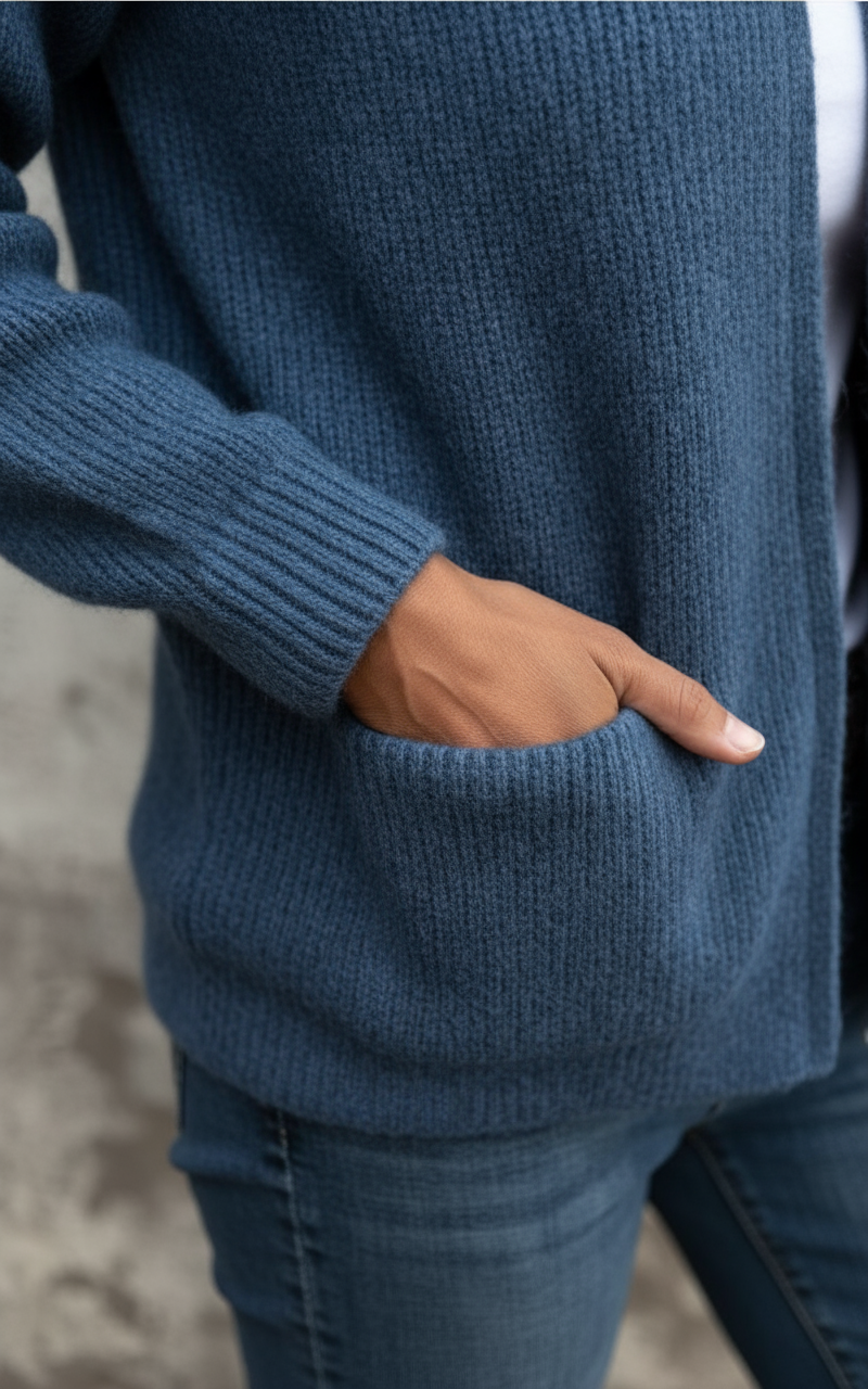 Faylora - Lightweight Knitted Casual Gilet for Autumn