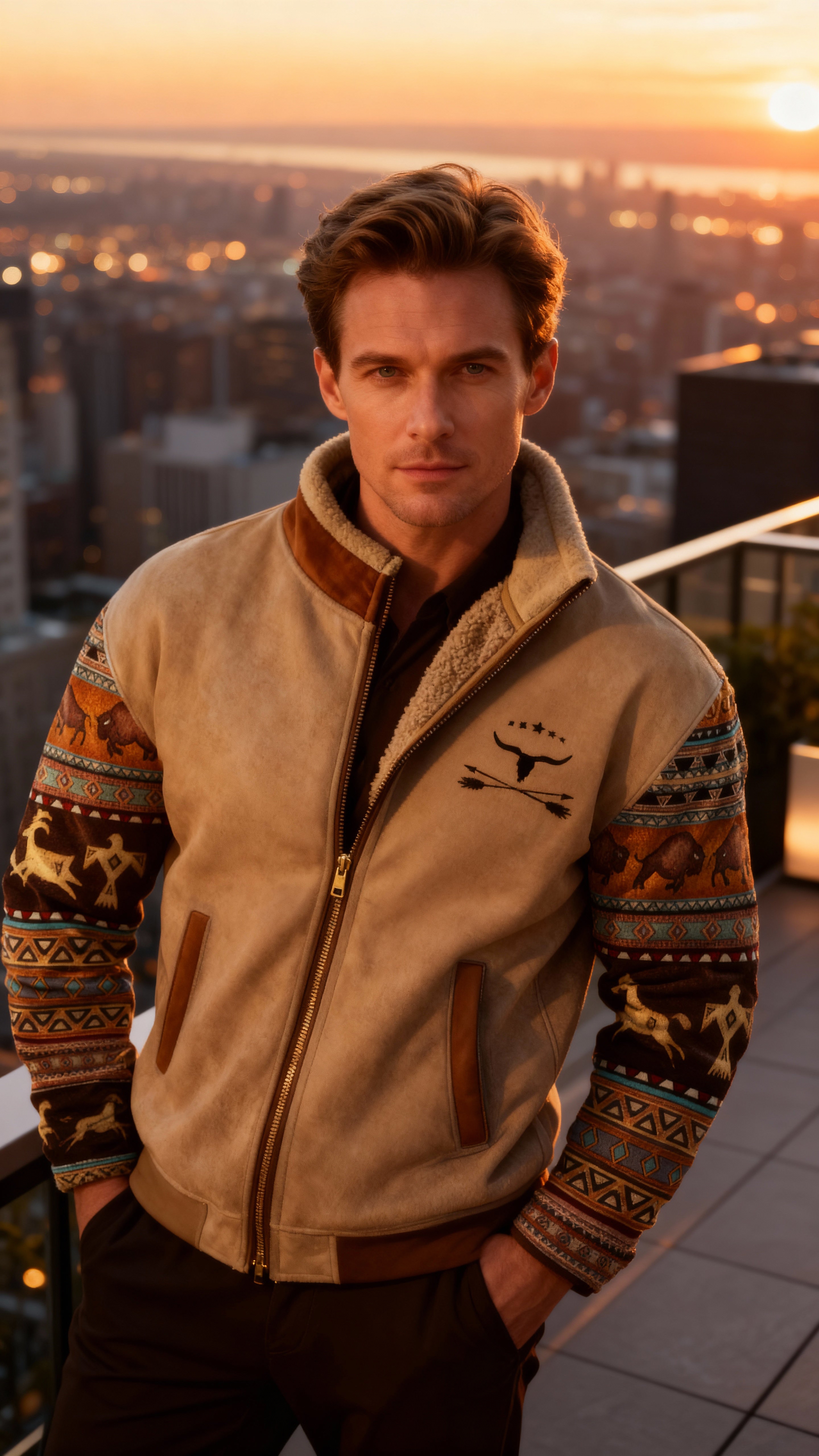Pascal™ - Elegant fleece jacket with thermal lining for men