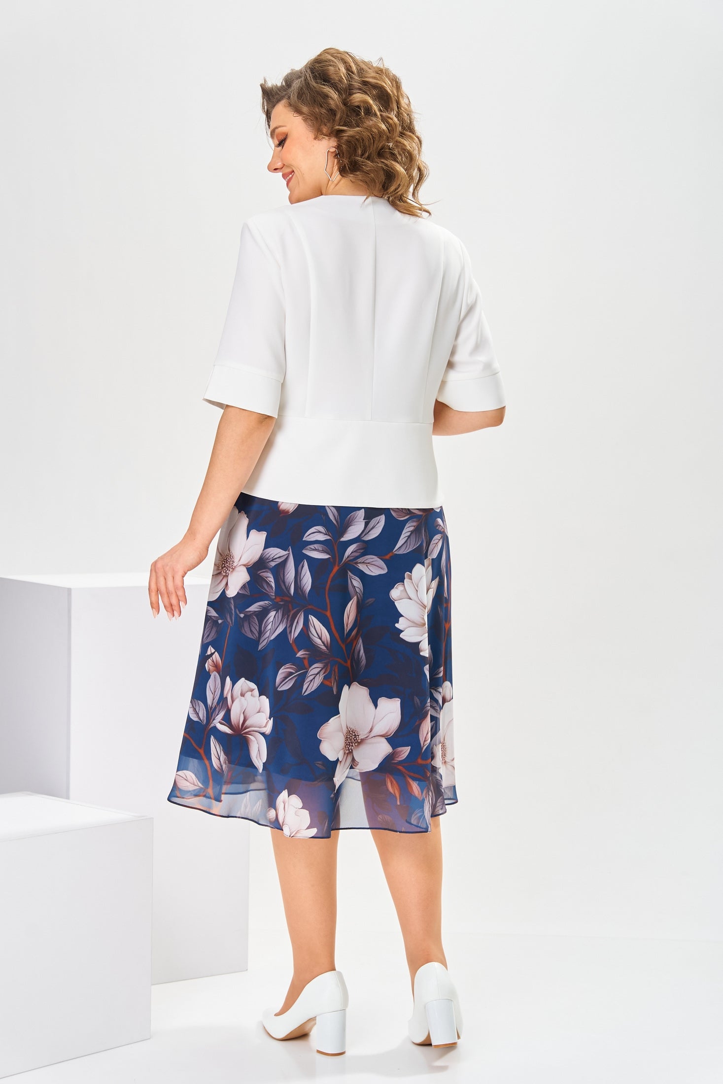 Adelisa™ - High Quality Cotton and Silk Dress for Natural Elegance