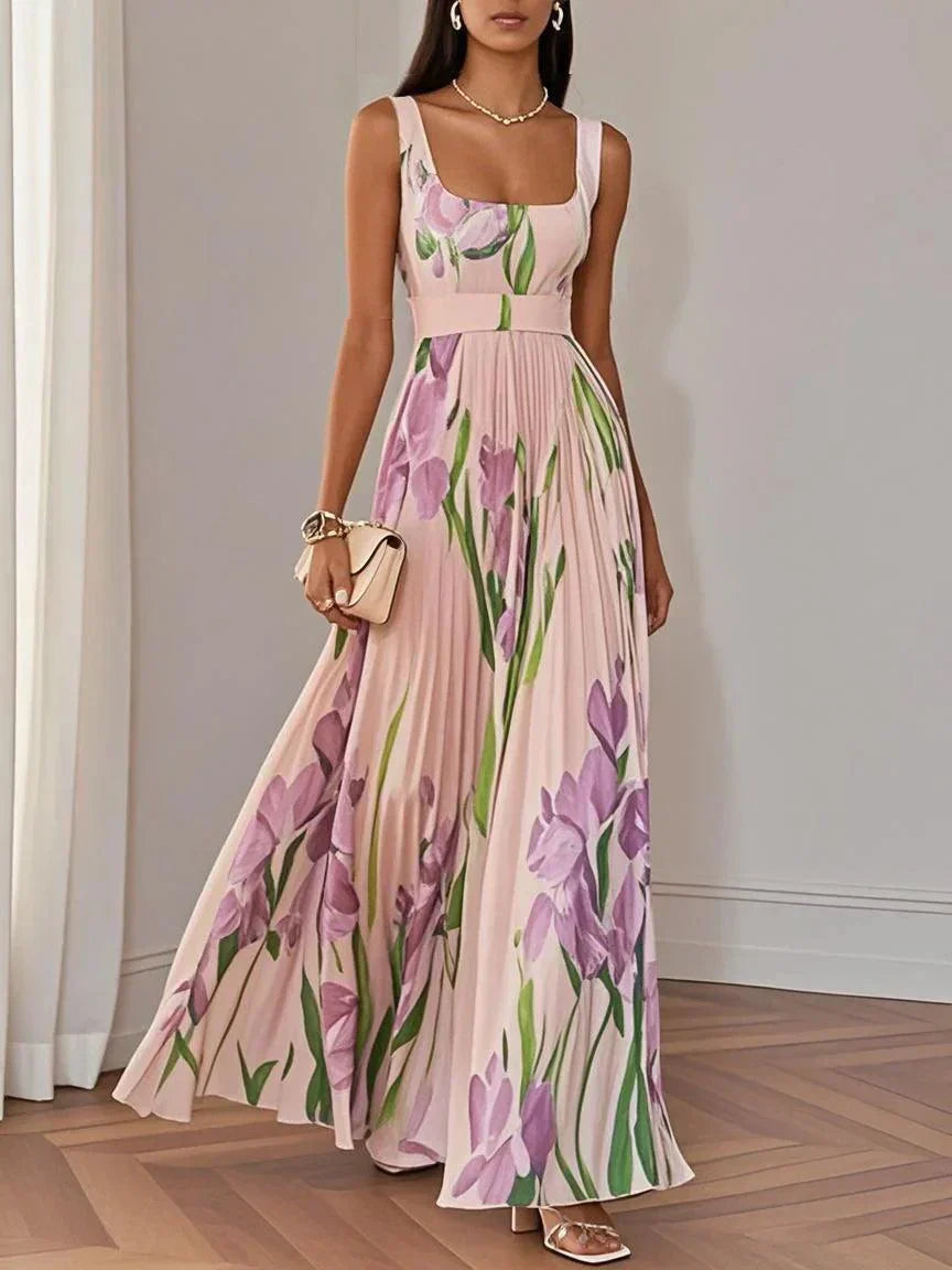 Roselitha™ - Elegant Floral Maxi Dress