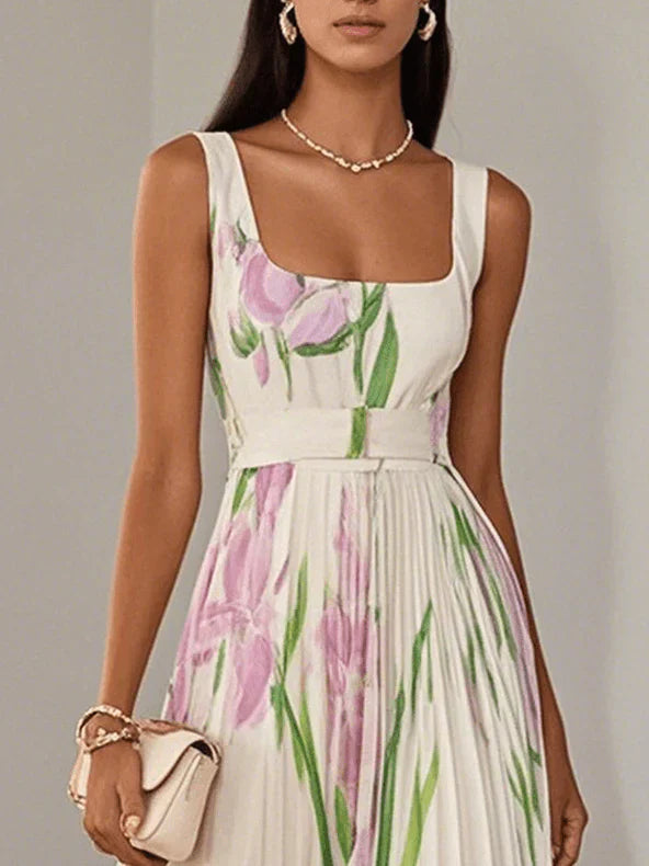 Roselitha™ - Elegant Floral Maxi Dress