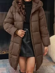 Oralindrea - Lightweight and Elegant Winter Coat with Hood