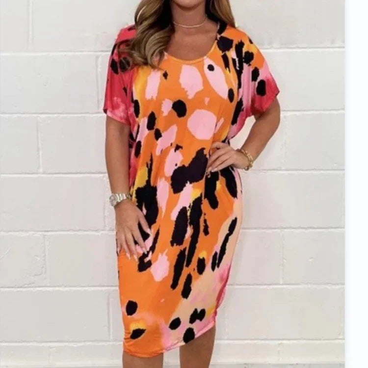 Louisa™ - Leopard Print Ample Casual Dress