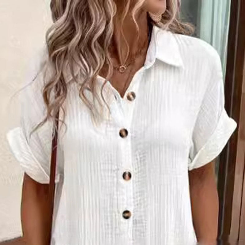 Nerina - Button-down Casual Shirt Dress