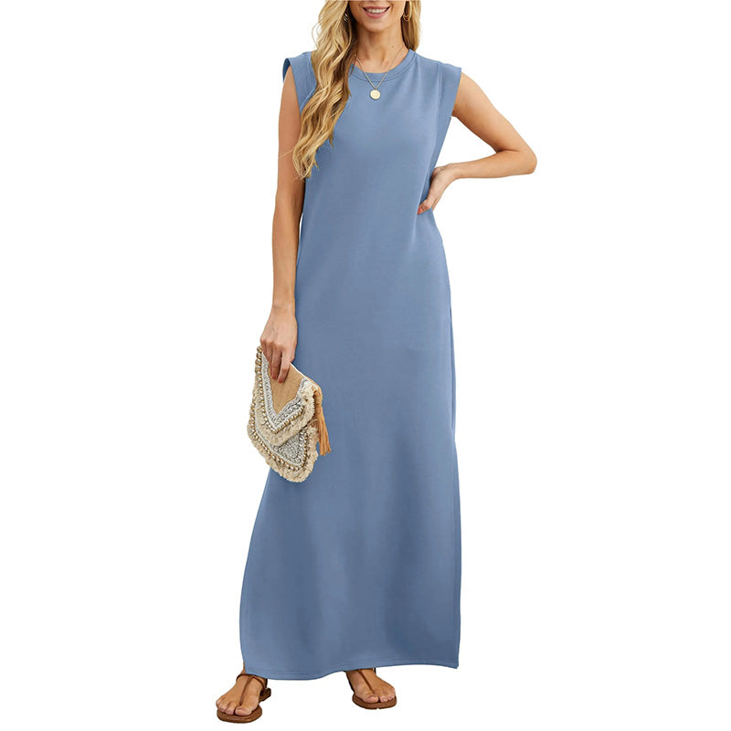 Soline - Sleeveless Summer Maxi Dress
