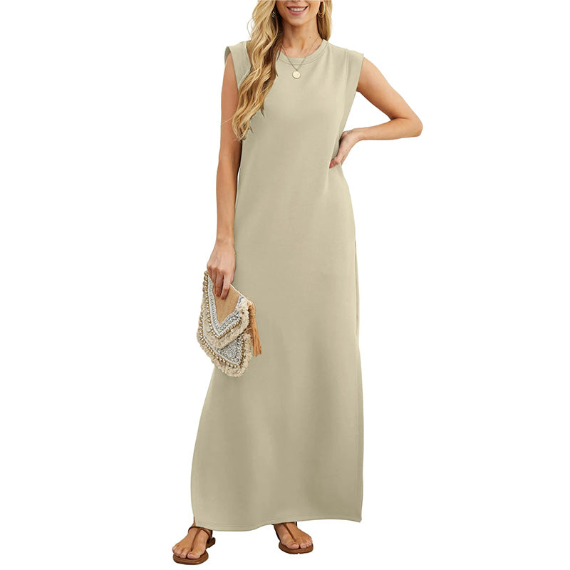 Soline - Sleeveless Summer Maxi Dress