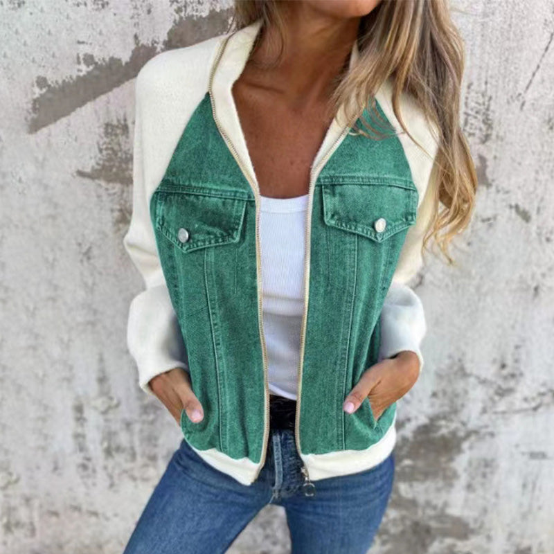 Lilia™ - Denim Zip Jacket