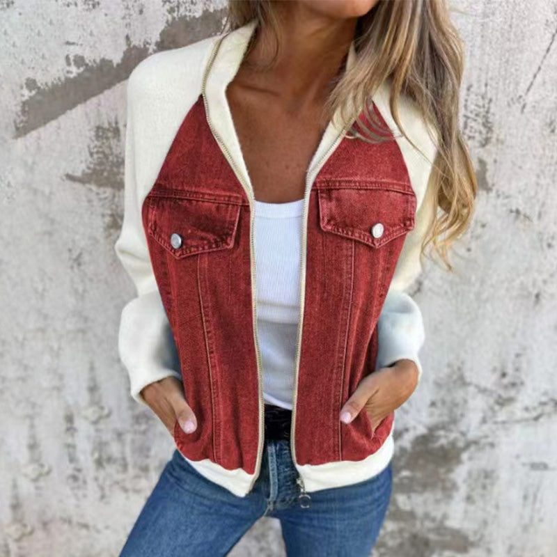 Lilia™ - Denim Zip Jacket