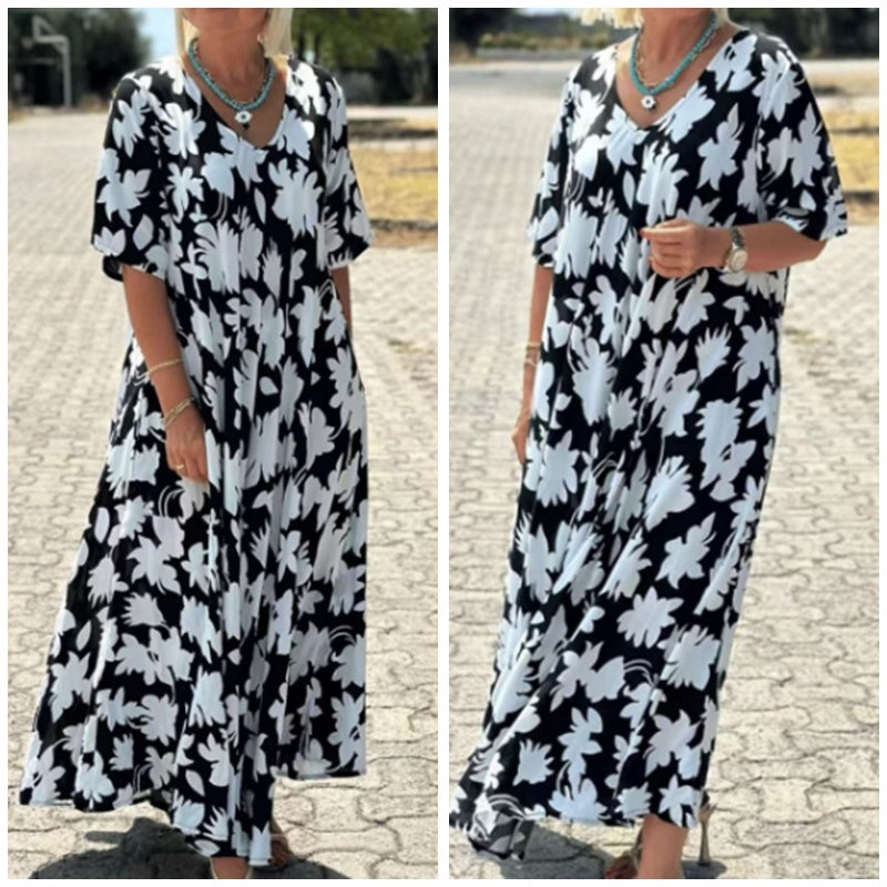 Lilac™ - Casual maxi-jurk met print