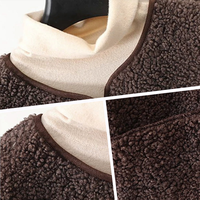 Nahla™ - Warm Button Short Vest