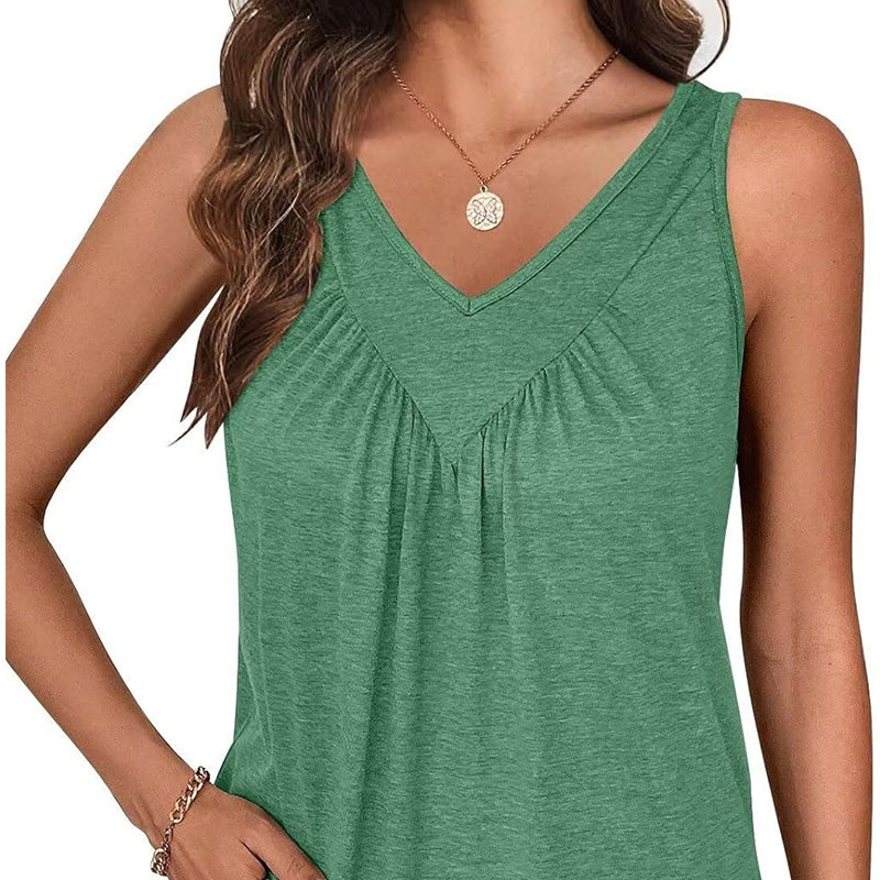 Verena - V-neck sleeveless tank top for women