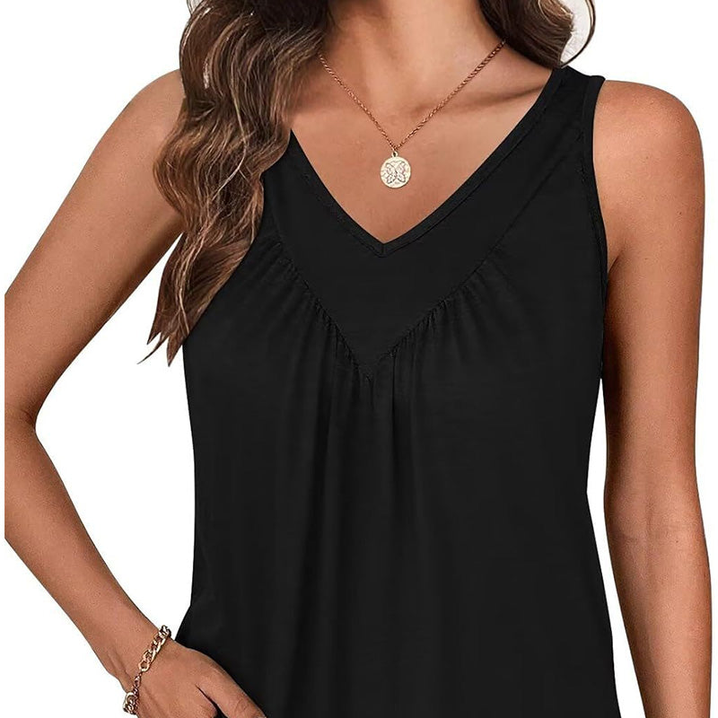 Verena - V-neck sleeveless tank top for women