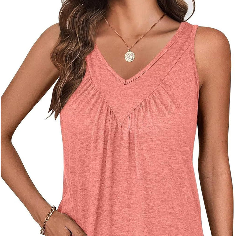 Verena - V-neck sleeveless tank top for women