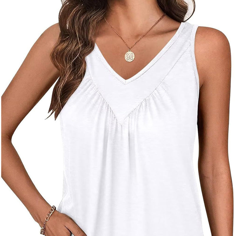 Verena - V-neck sleeveless tank top for women
