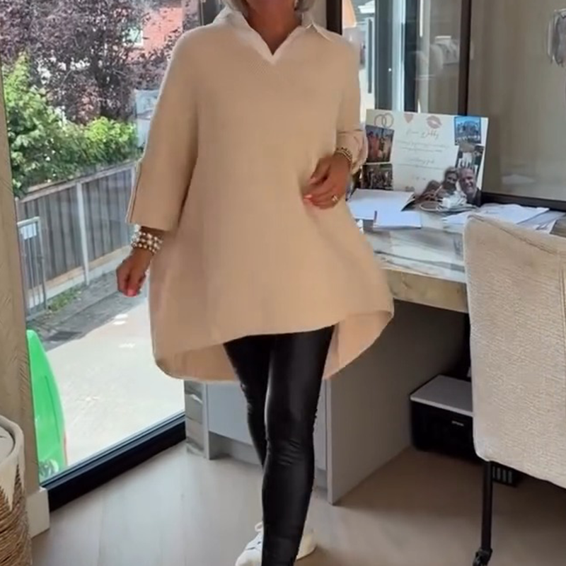 Rosavianne - Chic Women's Blouse with Shirt Collar